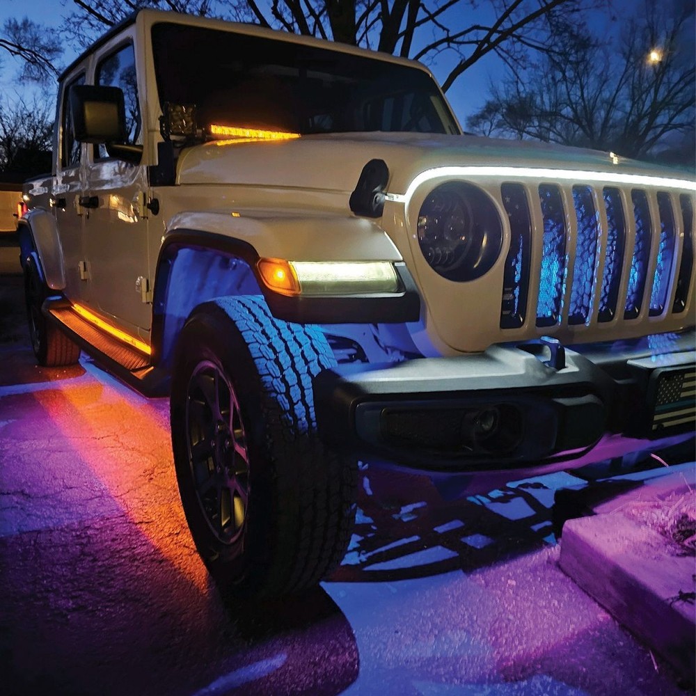 Race Sport ColorSMART Chasing Pattern RGB LED Aluminum Solid Underbody Light Kit