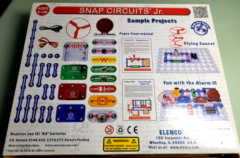 2x Sets Snap Circuits XP 2011 Microcomputer Kit SCXP-50 Elenco New + SC-100 Used