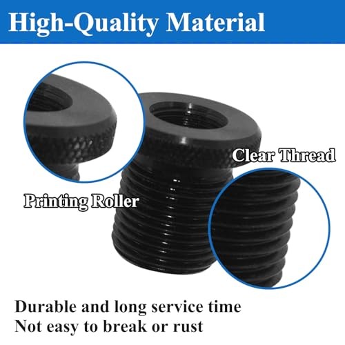 2 Pack Thread Adapters and Washers, Black