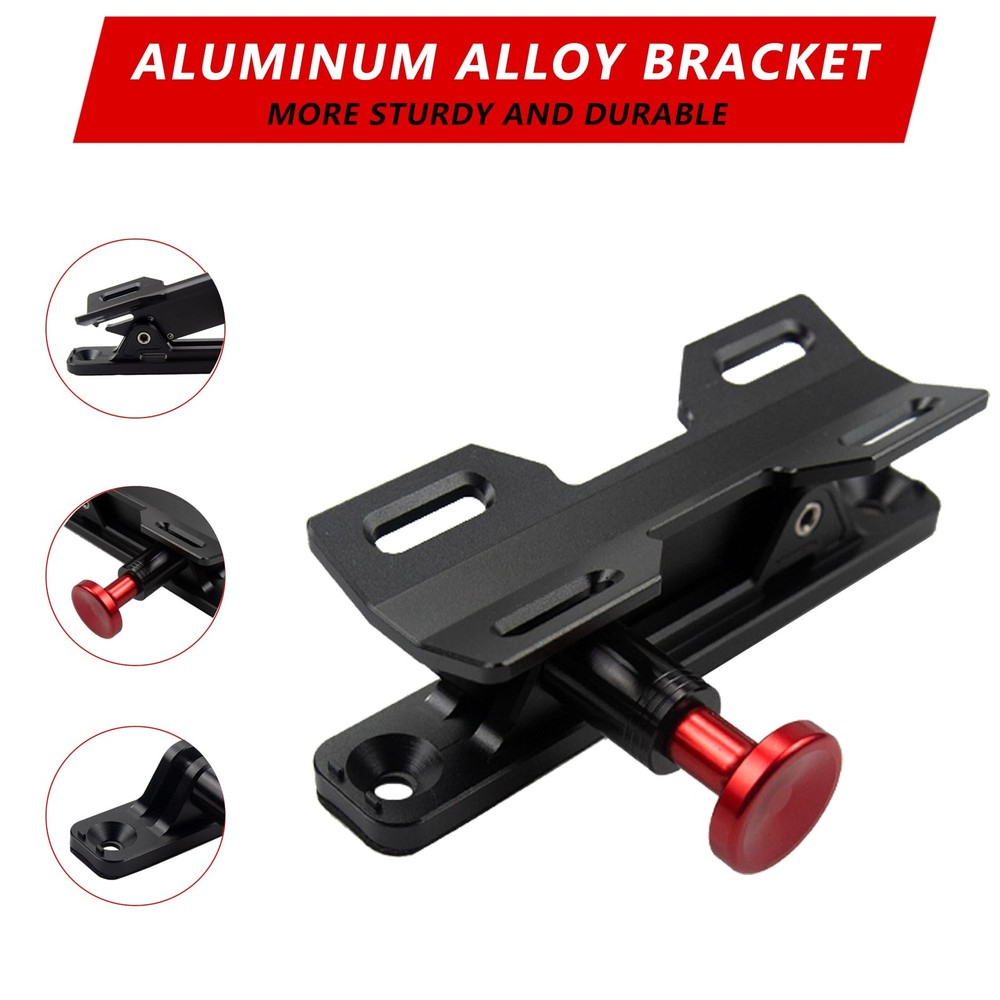 Quick Release Fire Extinguisher Mount - Aluminum Adjustable UTV Roll Bar Fire