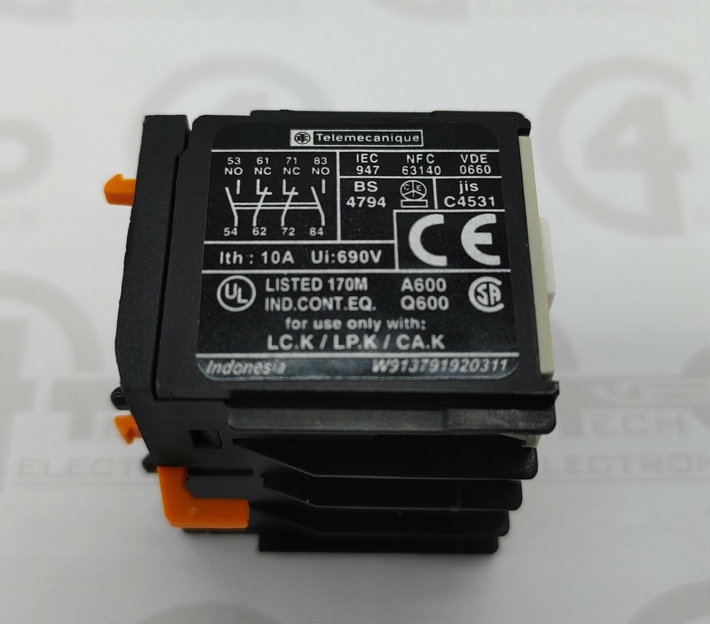 Universal Instruments Contact Block Aux 2A 4Pole 46221201