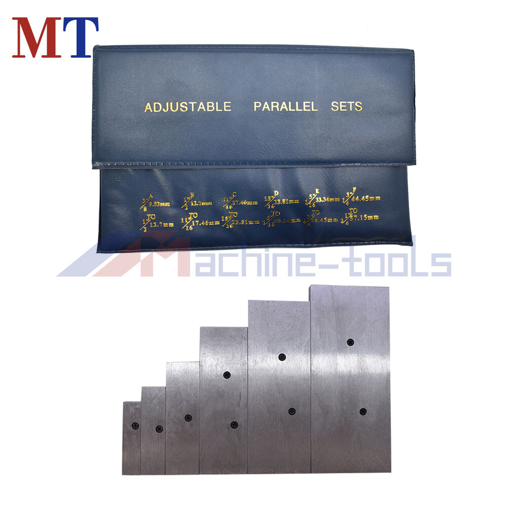6 Pack Adjustable Parallel Set 3/8" - 2-1/4" From For Layout Inspection Shop