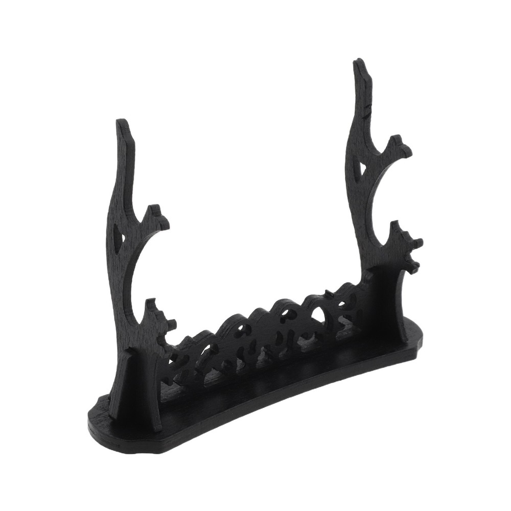 Black Sword Holder Display Stand for Neat and Space saving Presentation
