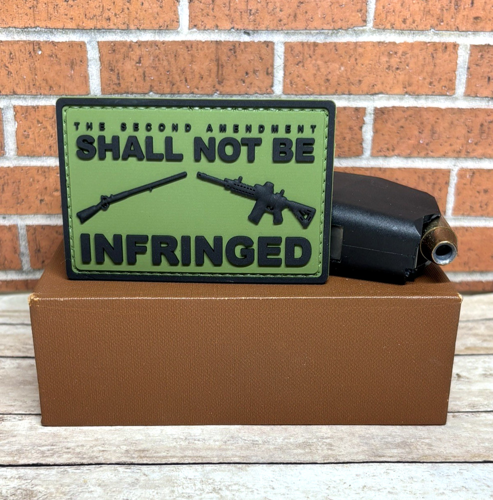 PVC Tactical Patch - Second Amendment Gun Patch - Assault Rifle Gun Morale Patch