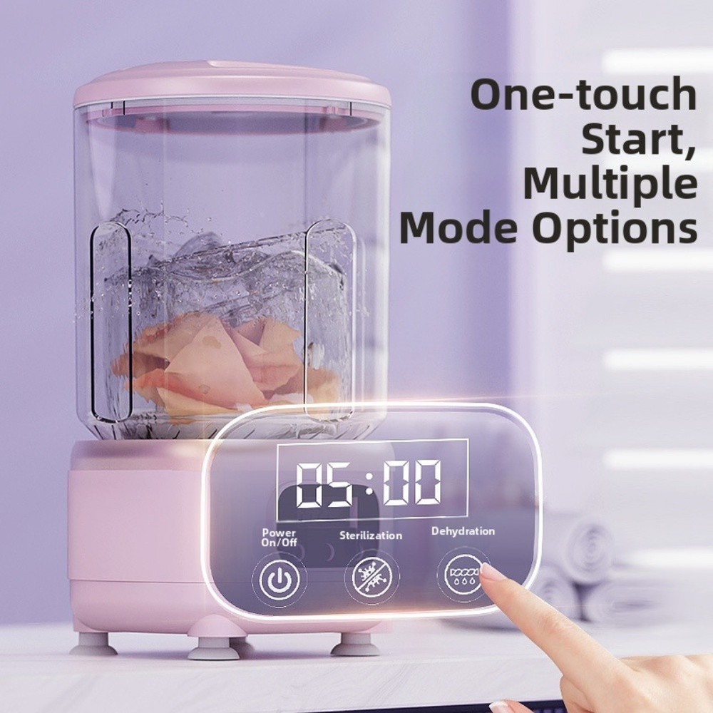 Wireless Mini Washing Machine Portable Design for Efficient Laundry Care