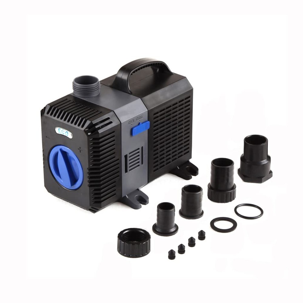 Trupow Flow Adjustable Frequency Electric Inline Garden Submersible Black