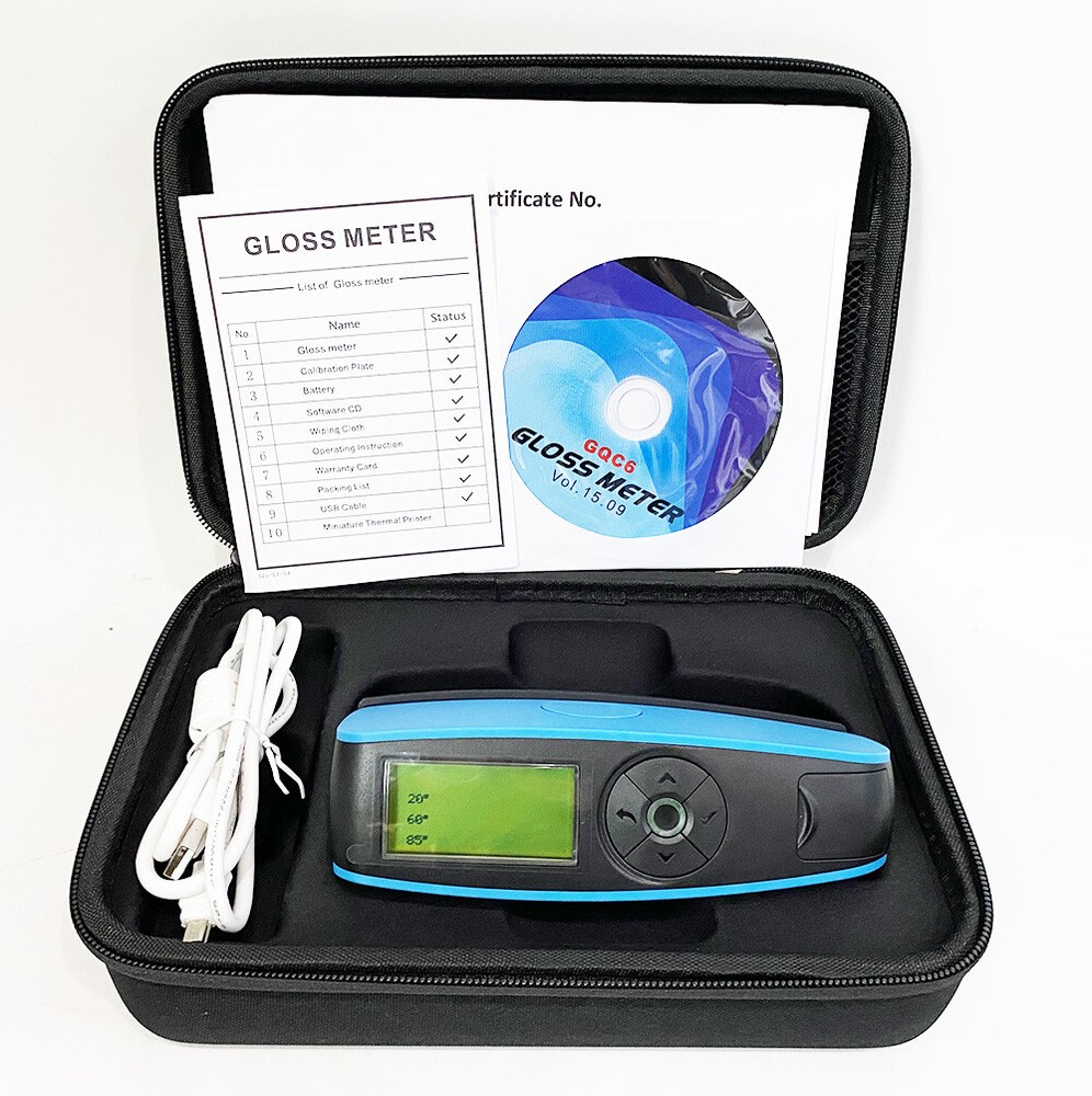 Multi Angle Gloss Meter Triple Angle Gloss Meter 20 60 85 Degree with 0-2000GU