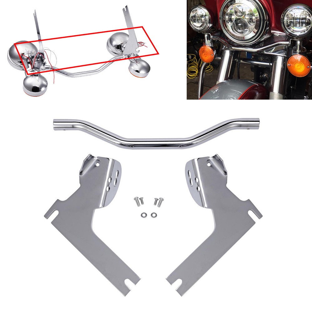 Motorcycles Spot Light Mounting Bracket Bar For Electra Glide Standard