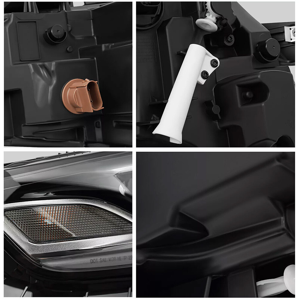 Full LED Headlight For 2021-2025 Chrysler Pacifica w/ Bulbs Left+Right Pair