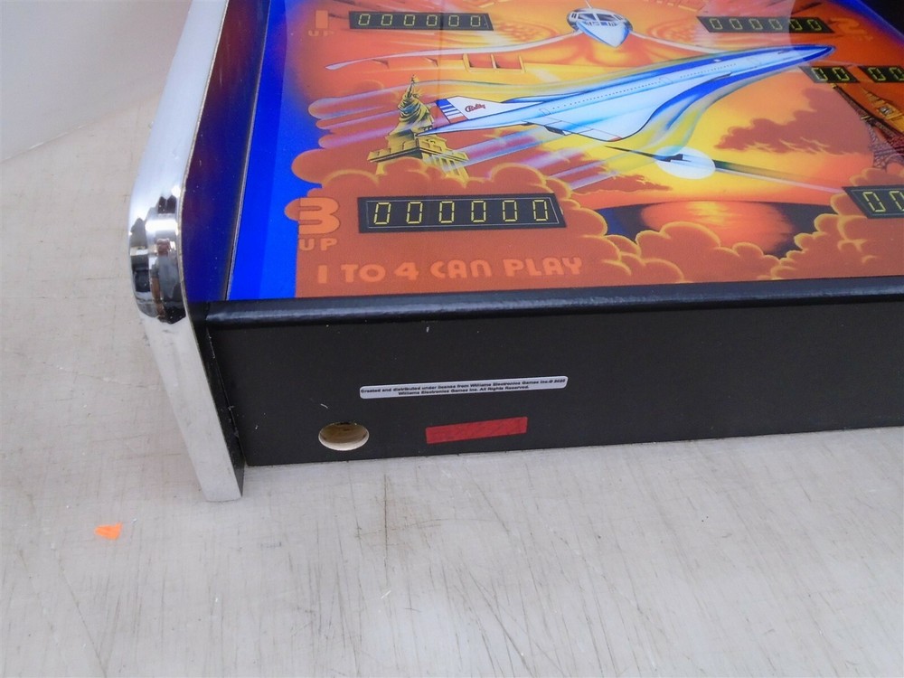 Bally Supersonic Pinball Head LED Display light box