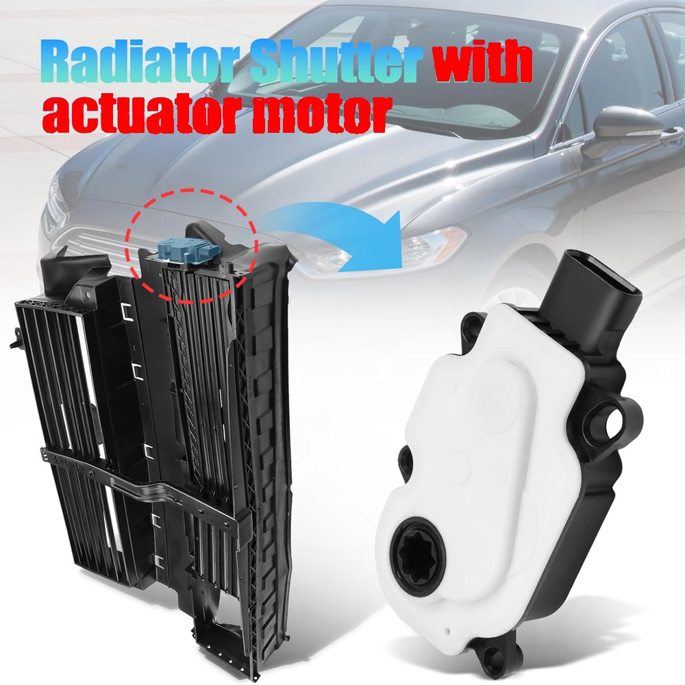 Active Grille Shutter Radiator w/Motor For 2013-2016 Ford Fusion Assy DS7Z8475B