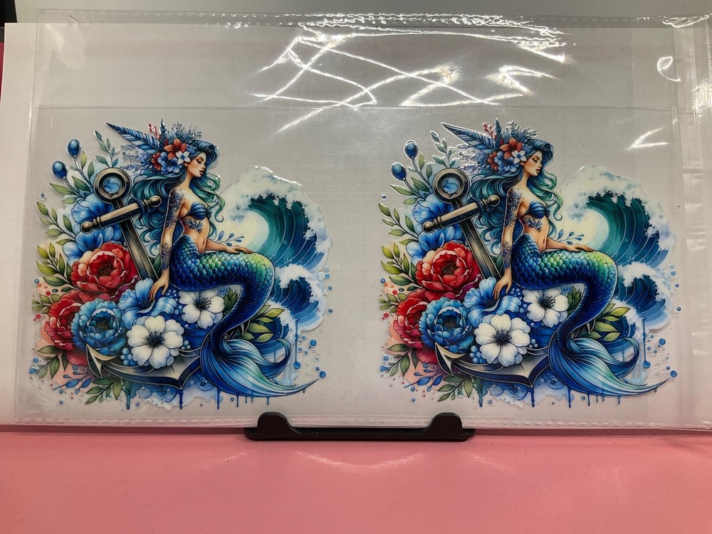 UvDtf Mermaid Theme Wraps