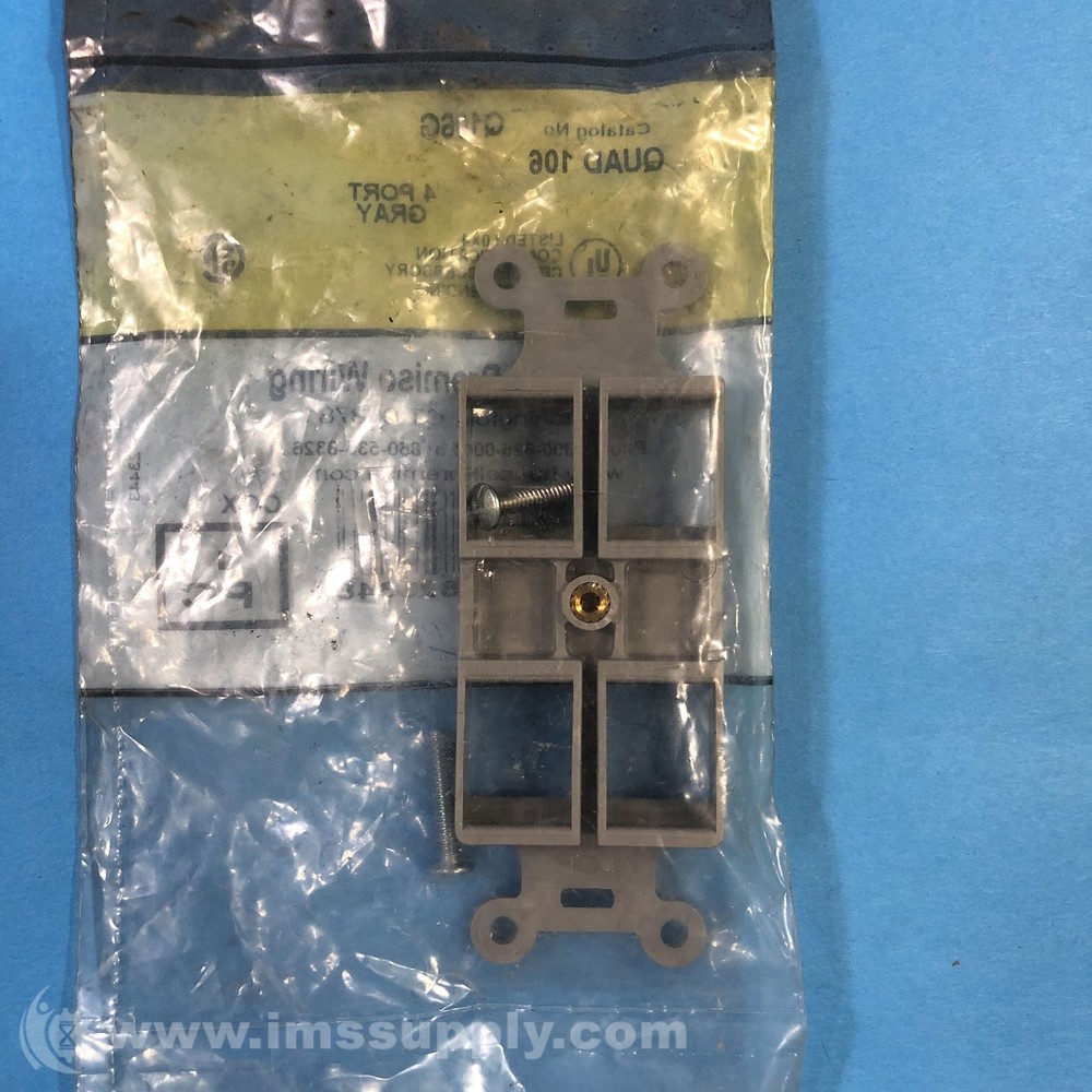 Hubbell Q106G Duplex Outlet Frame FNFP