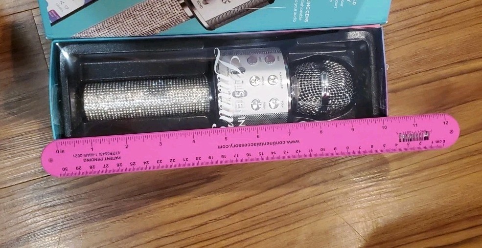 Bluetooth Glitter Karaoke Microphone-brand New