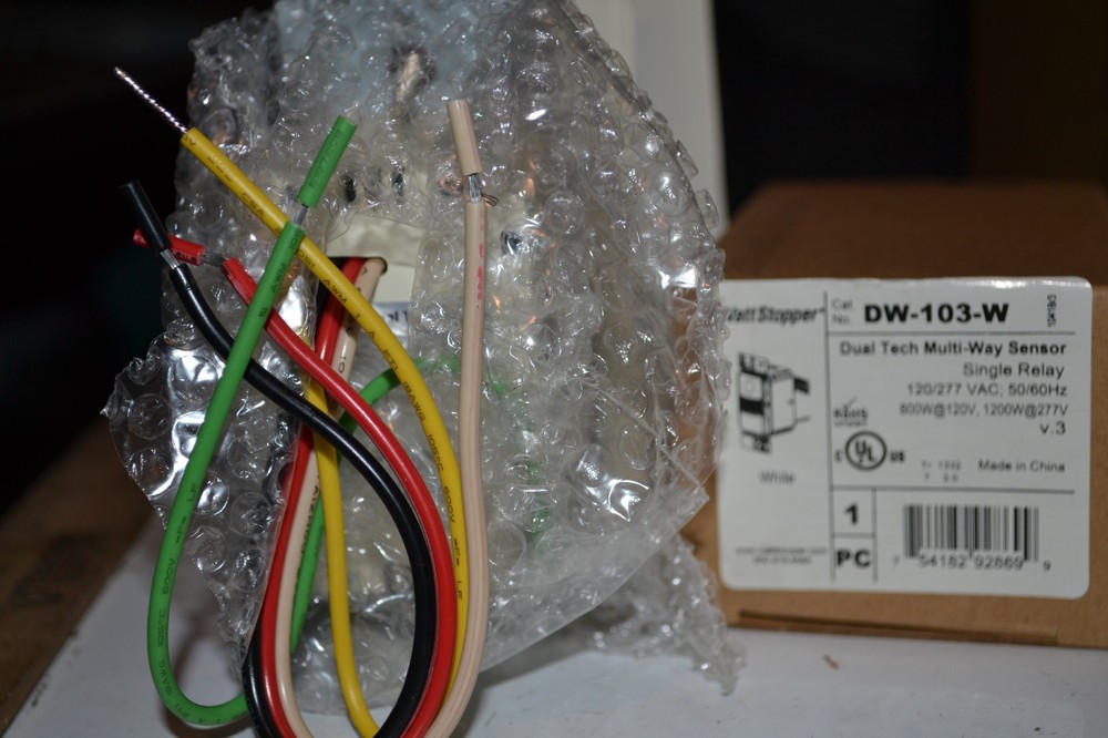 WattStopper DW-103-W Dual Tech Multi-Way Sensor