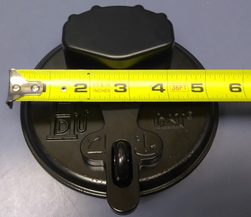 Genuine OEM Caterpillar CAT 349-7059 3497059 Fuel Tank Cap Black NEW