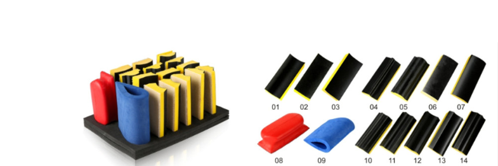 16 Abrasive Block Hand Sander Pad Base for Hook & Loop Sanding Disc Paper