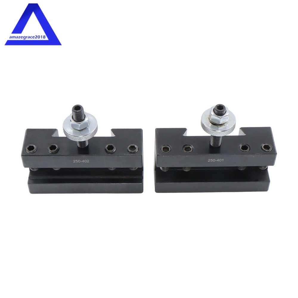 Wedge Type 444 CA Quick Change Tool Post Set 6 PCS for 14" - 20" Lathe Swing