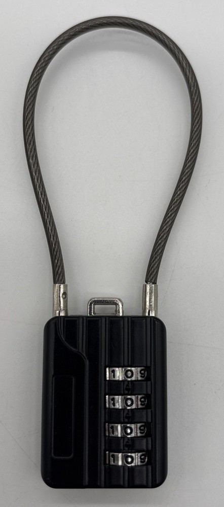 Combination Padlock 4 Digit, 30mm 1-3/16" Width Resettable New