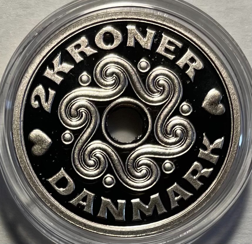 Denmark 2 Kroner 2016 - Proof - 800 issued