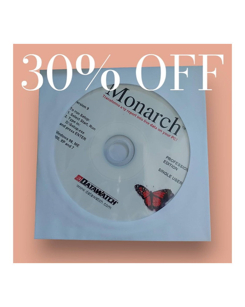 Datawatch Monarch Pro 9 Full Retail Software .