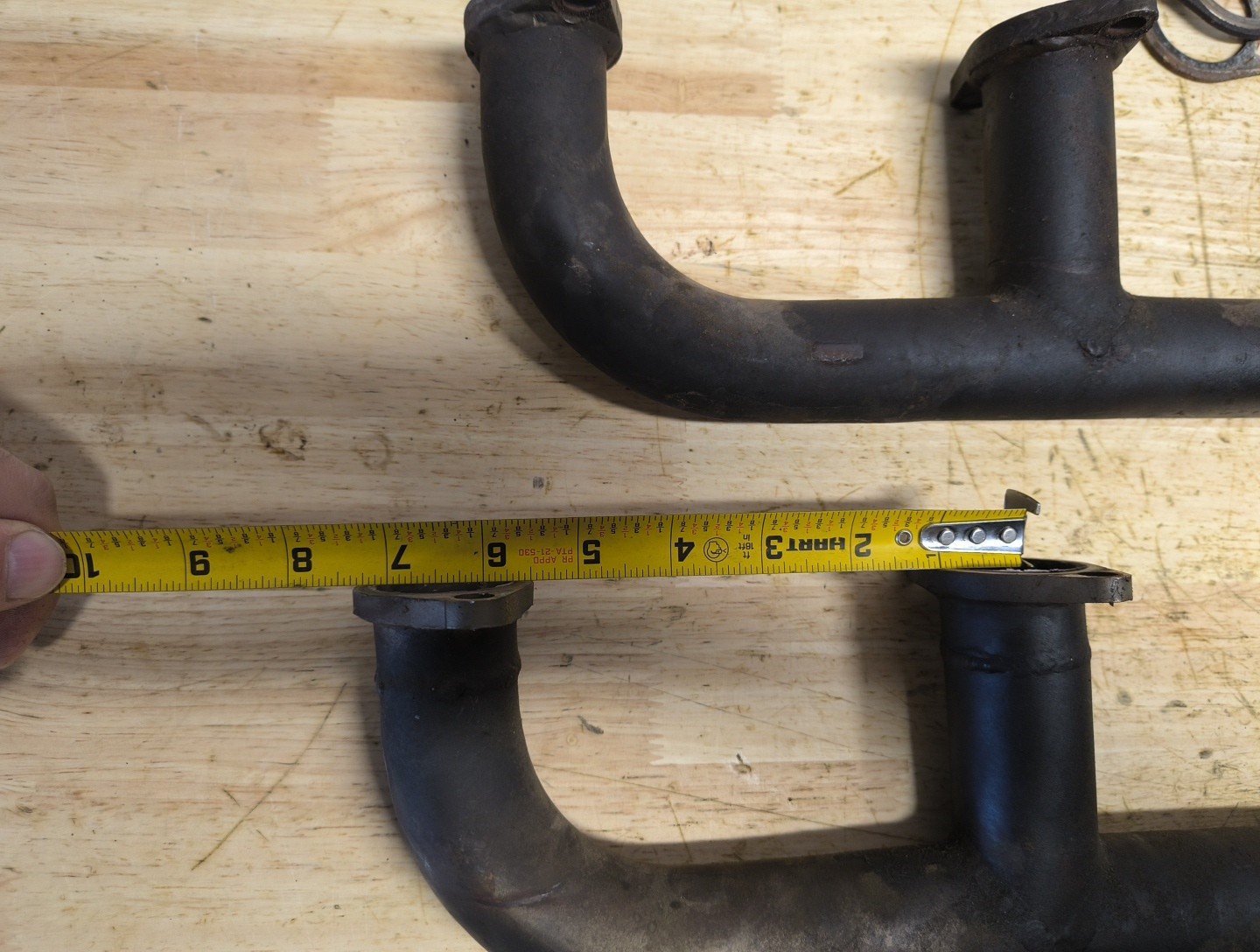 Aircraft Continental C90 0-200 exhaust pipe header manifold. Bq