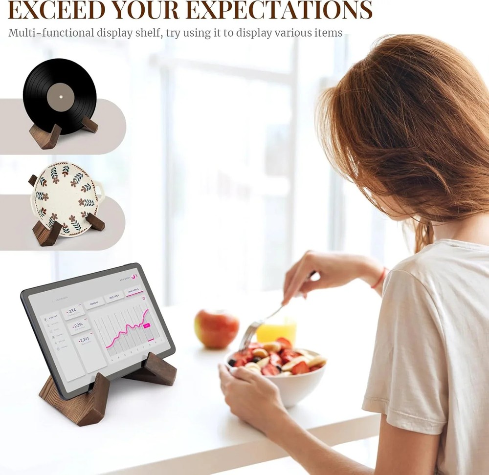 Wooden Cookbook Holder