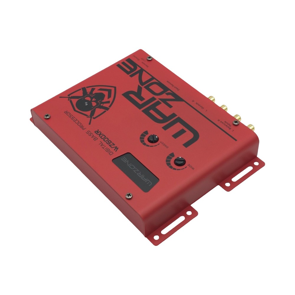 Warzone WZ600XR Digital Bass Processor with Dash Remote & RCA Inputs