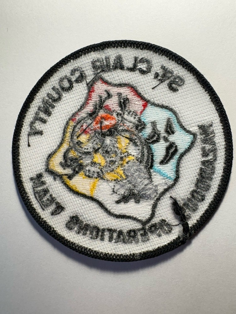 Saint Clair County Michigan Hazardous Operations Team Patch