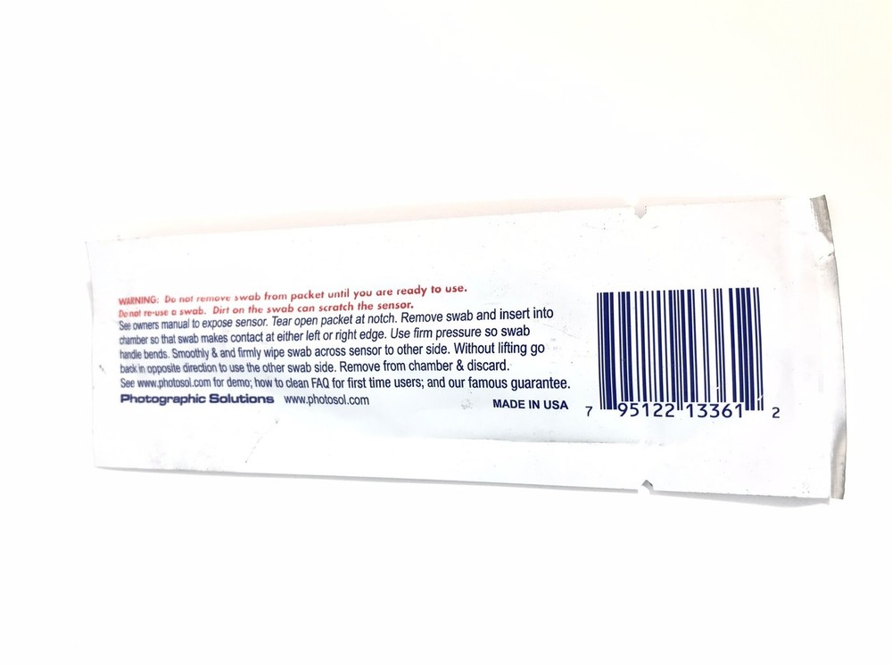Sensor Swab Plus Type 2 - Digital Imaging Sensor Cleaner