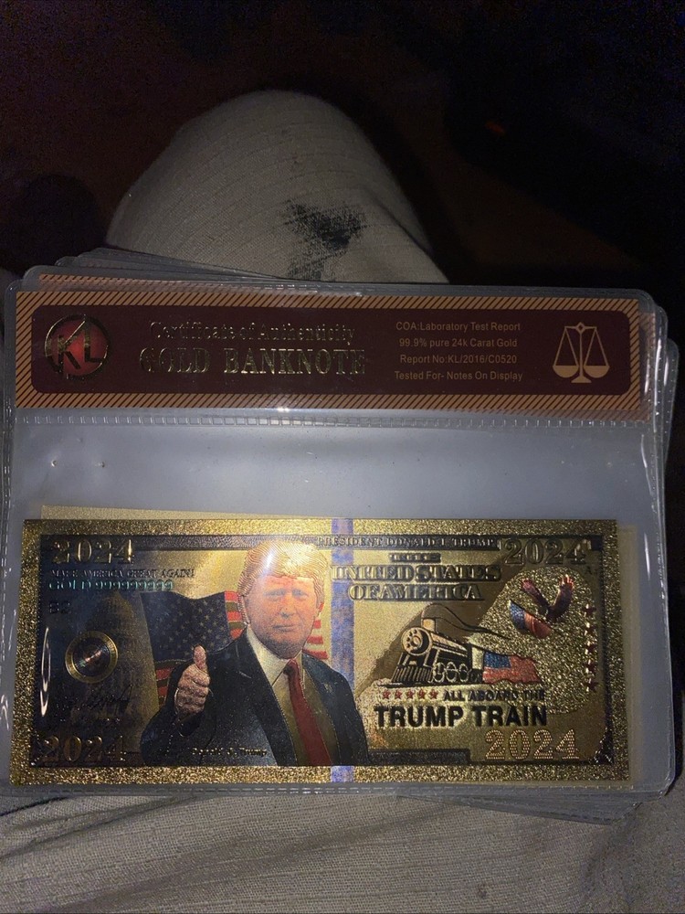 President Trump Gold Notes
