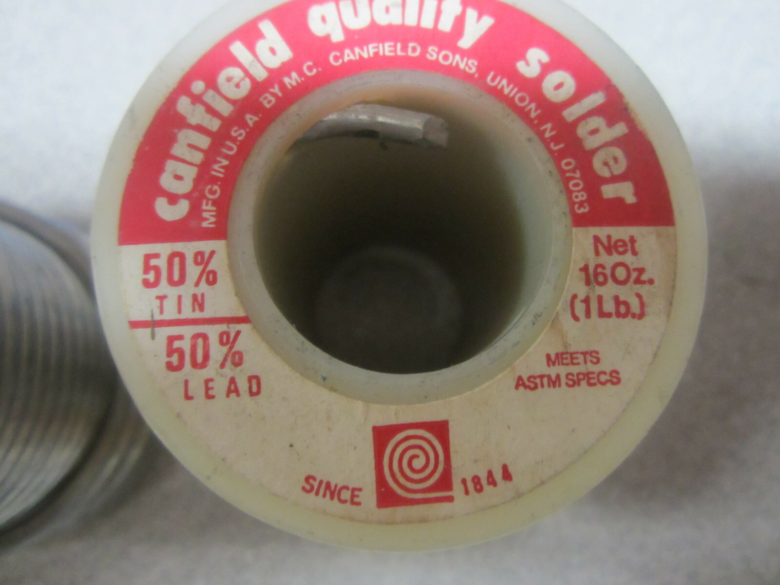 LOT OF 3 ROLLS CANFIELD 50/50 Solder TIN / LEAD FOR STAINED GLASS