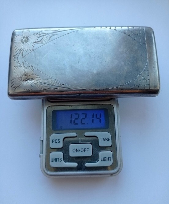 Antique Imperial Russian 84 Silver Wallet