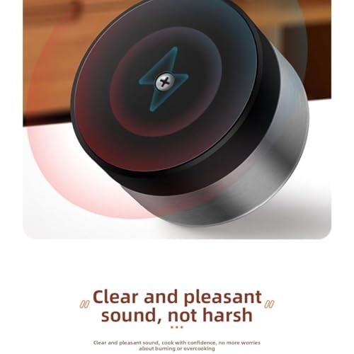 Mechanical Kitchen Timer with Magnetic Back, Visual Time Management Timer for