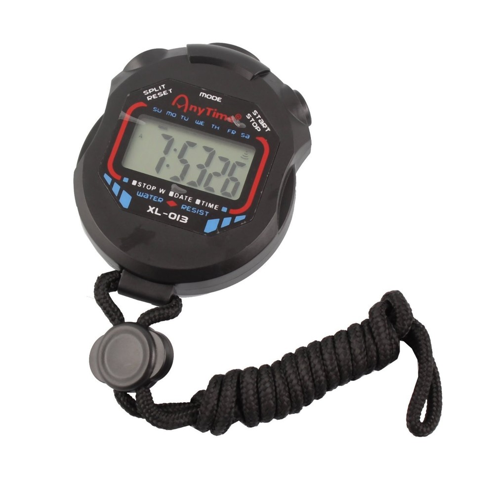 Onwon Waterproof Multi-Function Electronic Sports Stopwatch Timer Water Black