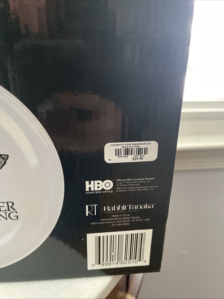 Game of Thrones Stark Dinnerware Set