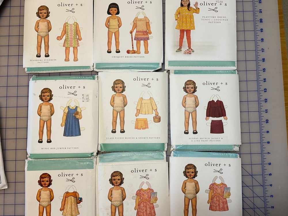 Heirloom Sewing Patterns by  Oliver & S