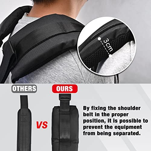 Backpack Sprayer Replacement Straps Adjustable, Black