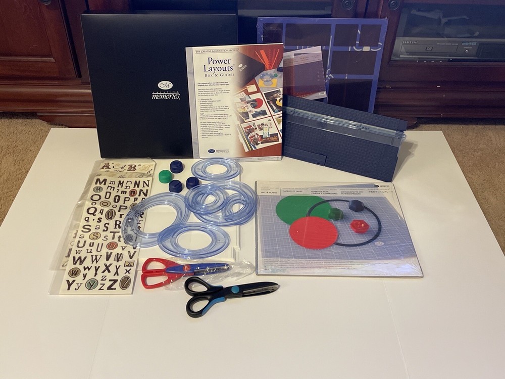 Creative Memories Custom Cutting System Power Layout Box Templates & Much More