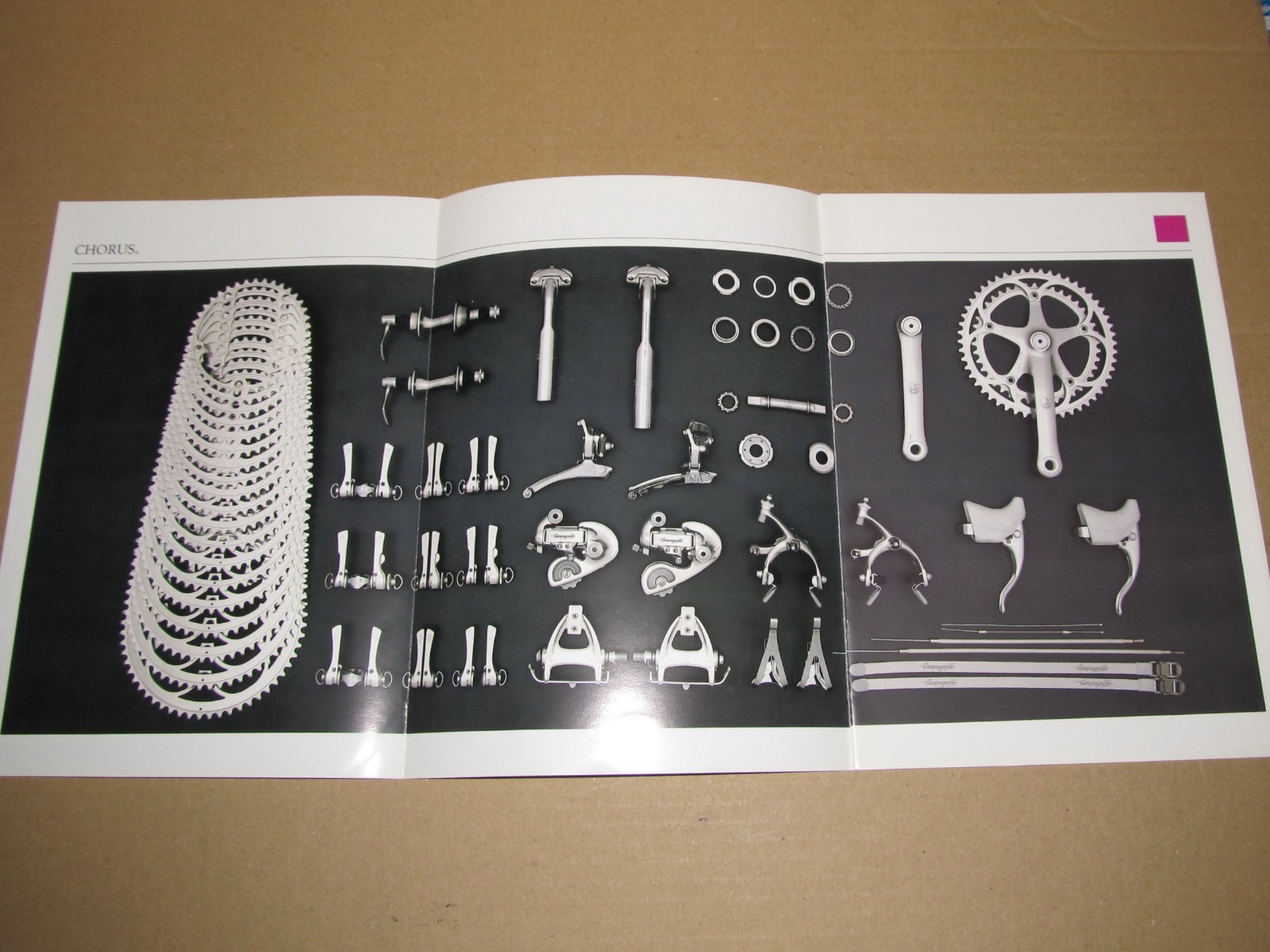 Campagnolo Chorus Groupo Bicycle Parts Group Catalog Brochure