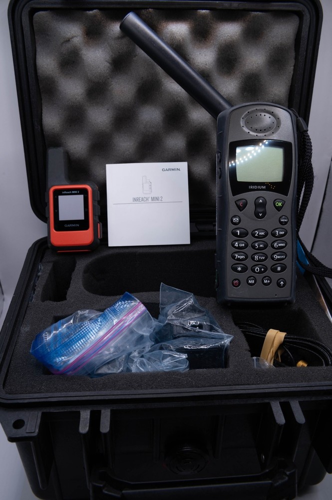 Iridium 9505A & InReach Mini 2 Satcom Bundle - With Carrying Case and Extras