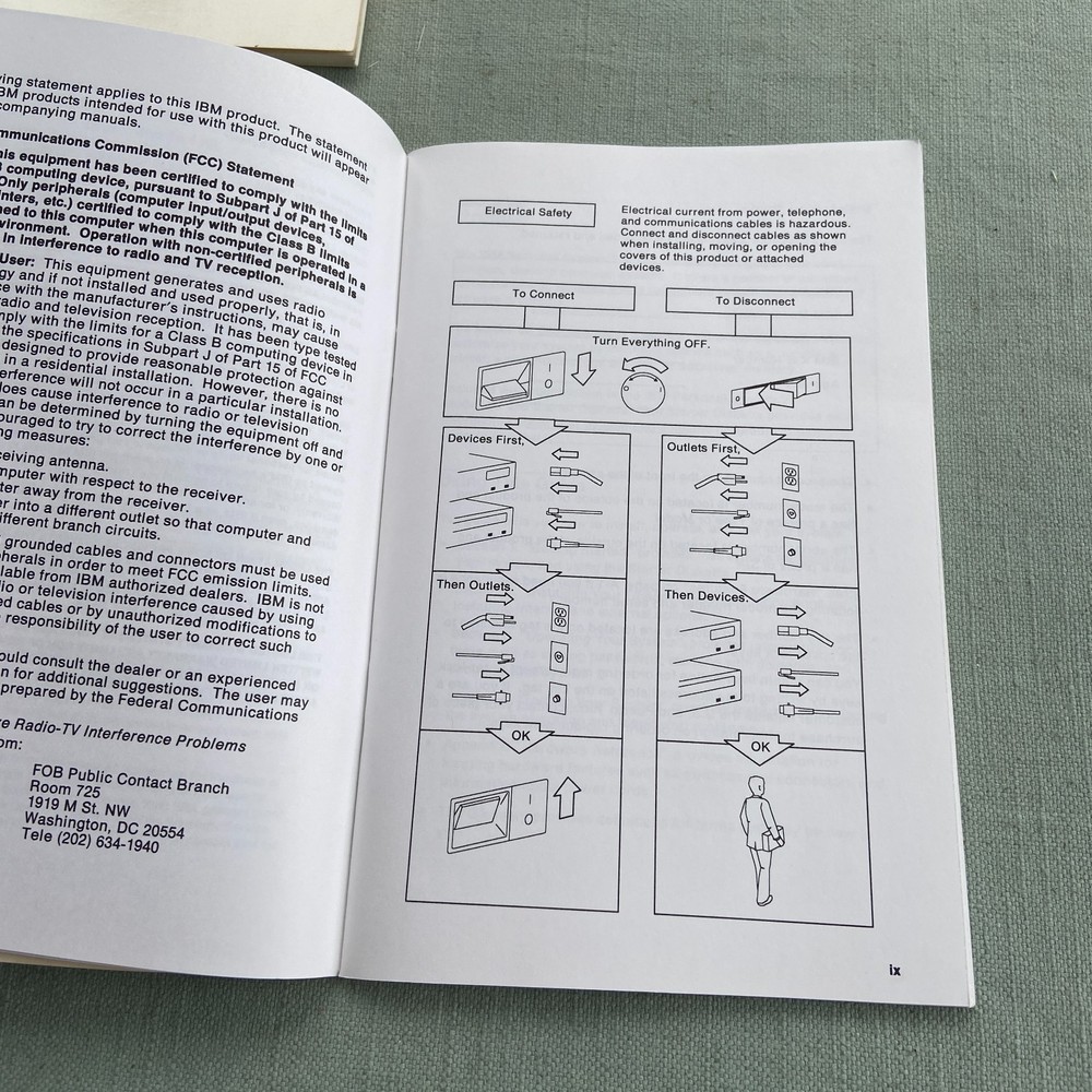IBM Personal System PS/2 Quick Reference Guide P70 386 Model 30 286 Operations