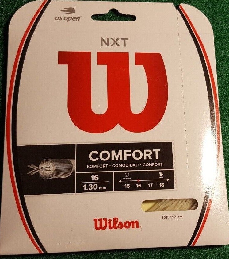 NEW WILSON NXT 16 (1.30) TENNIS STRING!!! WHITE PACK!!!