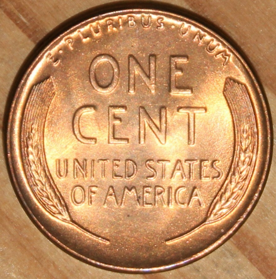 1938 1C RB Lincoln Cent UNC 9593