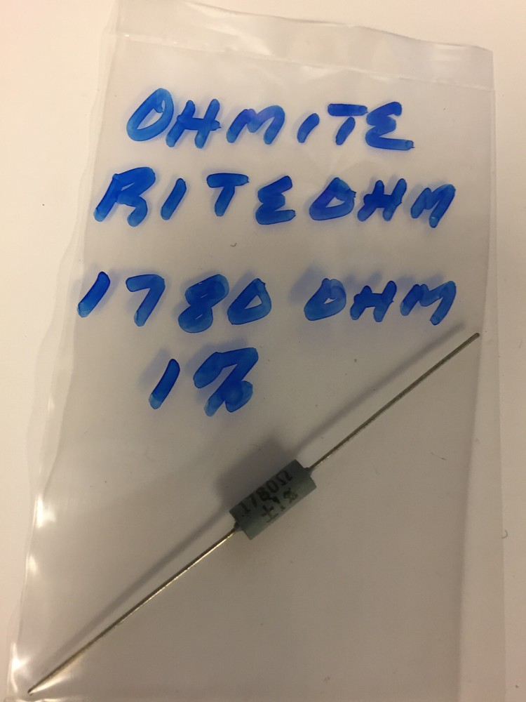 OHMITE RITEOHM 1780 OHM 1%  RESISTOR NOS