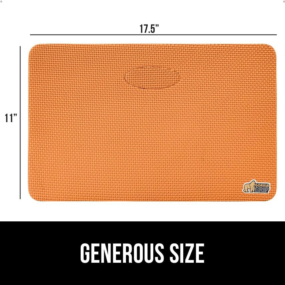 Extra Thick Patent Pending Soft Foam Kneeling Pad, 2 PK, Supportive Large Cus...