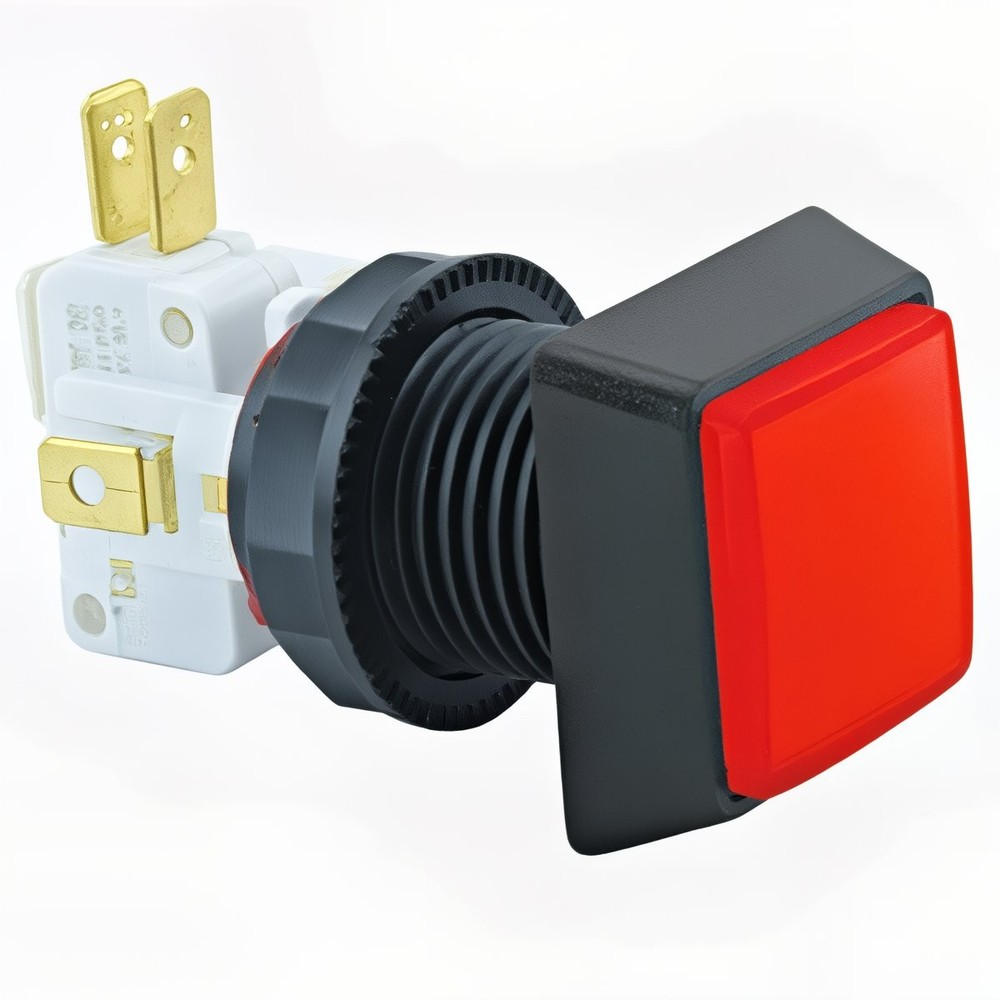 Pushbutton Square Small Illuminated with Microswitch