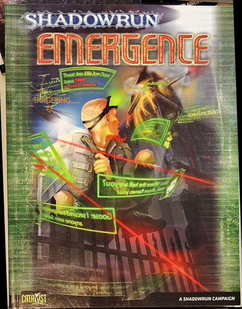 SHADOWRUN 4th EDITION BOOK LOT Catalyst Games