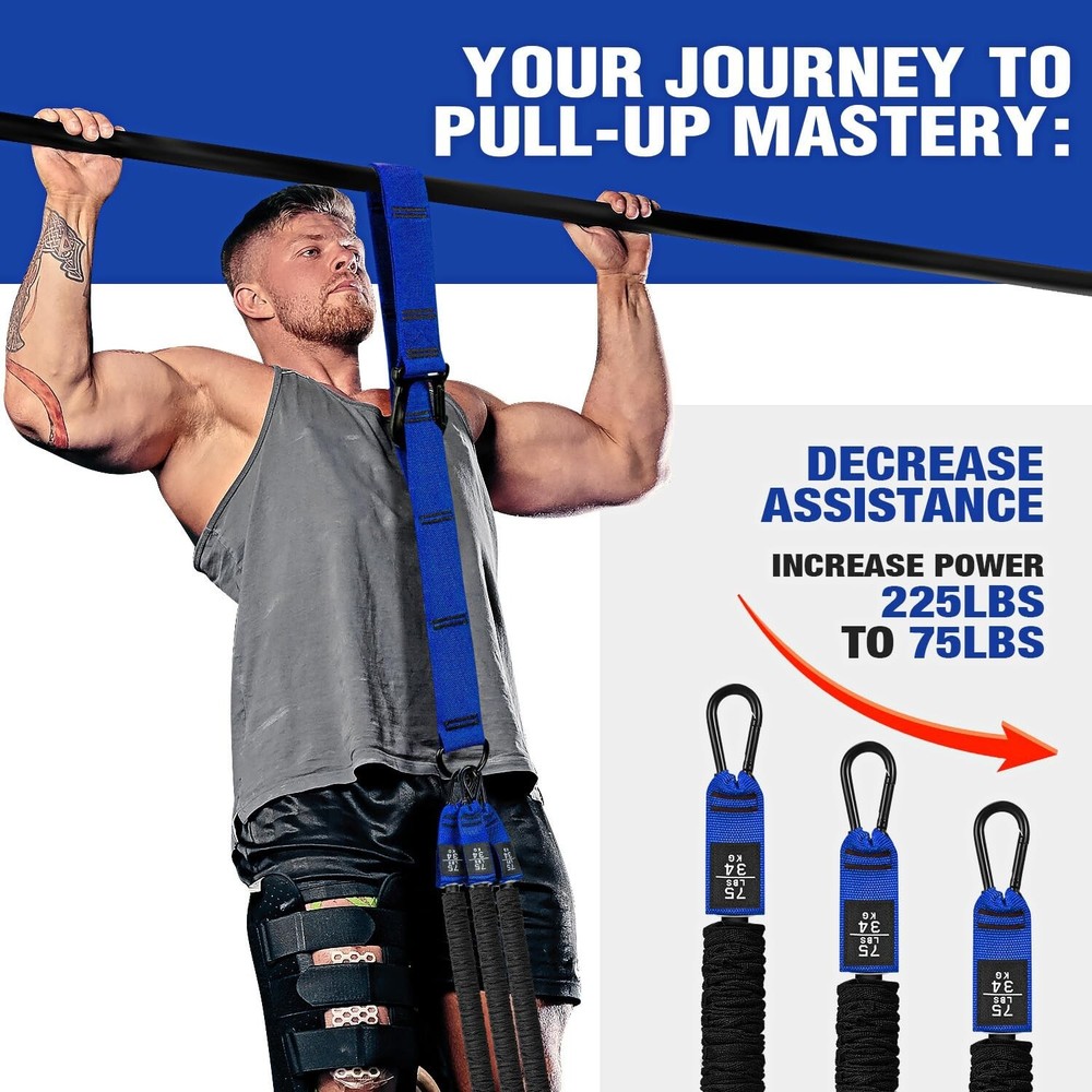 Pull Up Assistance Bands, Pull Up Bar Resistance Bands, Pull Up Ban... Fast Ship