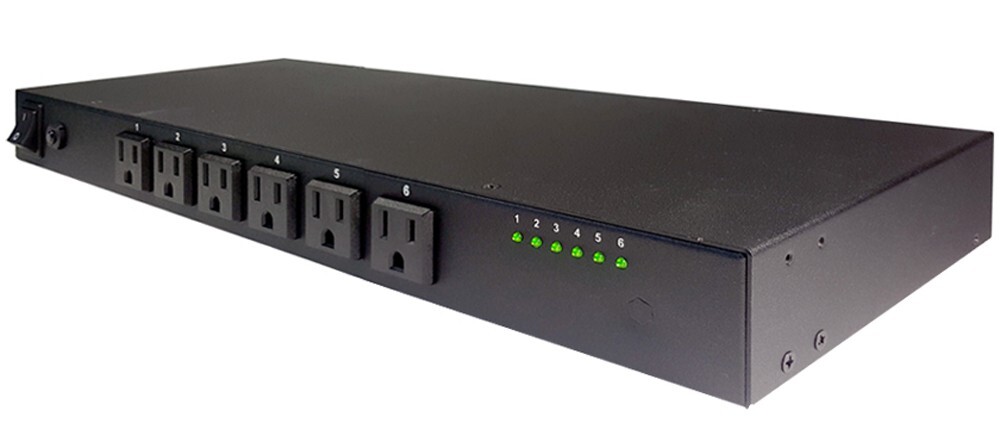 Professional 6-Port Remote Power Switch - Web Control
